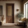 Modern Swing Single Door Design with Matte Finish for Entrances