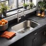 Undermount Kitchen Sink Design in Stainless Steel with Single Bowl