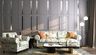 Wall Design Featuring 3D Arch Pattern Textured Grey Paneling