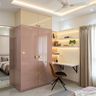 Tray False Ceiling with Warm Cove Lighting and Spot Lights