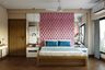 Pink And Blue Master Bedroom Design - Livspace