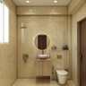 Modern Convenient Bathroom Design With Elegant Interiors For Rental Homes - Livspace