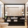 Premium Bathroom with Large Mirror - Livspace