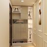 Contemporary Compact Foyer Design Idea with Storage Unit - Livspace