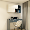 Grey Portable Home Office - Livspace