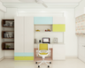 Modern Kids Study Area - Livspace