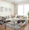 Minimal Glam Living Room - Livspace