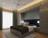 Contemporary Master Bedroom- Livspace