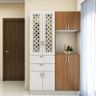Multifunctional Pooja Rooms with Additional Storage - Livspace