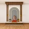 Wooden Pooja Mandir Design - Livspace