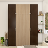 Dual Tone Hinged Modern Wardrobe Design Idea with Loft - Livspace