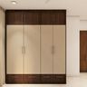 Modern Compact Wardrobe With Open Hinges - Livspace