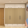 Modern Matt Finish Wardrobe With Modular Interiors - Livspace