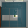 Spacious Blue Wardrobe - Livspace