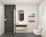 Dual-Tone Bathroom Design - Livspace