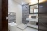 Grey And White Bathroom Design - Livspace