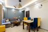 Blue And Yellow Dining Room - Livspace