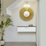 White Compact Foyer Design - Livspace