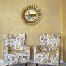 Gold Classic Foyer Deisgn With Chairs - Livspace