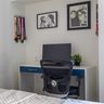 Home Office With Minimal Storage - Livspace