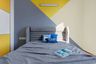 Grey And Yellow Kid's Room - Livspace