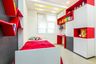 Dual-Tone Kid's Room With A Single Bed - Livspace