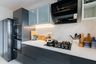 Grey Parallel Kitchen Design - Livspace
