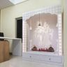 Pooja Room Design With CNC Cuttings - Livspace
