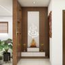 Floor-Mounted Pooja Mandir Design - Livspace