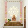 Two-Tier Pooja Mandir Design - Livspace