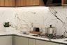 Rectangular White Kitchen Tiles Design