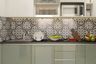 Colourful Ceramic Kitchen Tiles Design