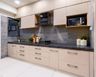 Dark Grey Kitchen Wall Tiles Design