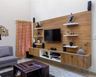 Brown TV Unit With A Laminate Finish - Livspace