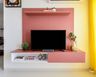 Soft Pink TV Cabinet - Livspace