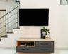 Minimal Grey TV Unit - Livspace