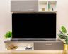 Grey TV Unit Design - Livspace