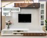 Sleek White TV Cabinet - Livspace
