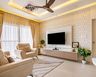 Light Beige TV Unit - Livspace