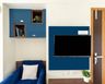 Navy Blue TV Unit Design - Livspace