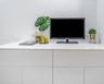 White TV Unit Design - Livspace