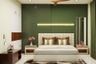 Green Wall Paint For Bedrooms - Livspace