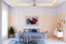 Wall Colour Combination For Bedrooms In Light Shades - Livspace