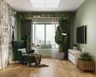 Olive Green Wall Paint - Livspace