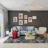 Grey Accent Wall Paint - Livspace