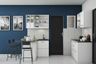 Navy Blue Wall Paint Design - Livspace