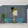 Bluish Grey Wall Paint Design - Livspace