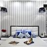 Dual-Tone Wallpaper Design For Bedrooms - Livspace