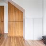 Compact Wooden Wardrobe Design - Livspace