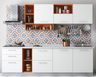 Ceramic Multicoloured Kitchen Tile Design With Moroccan Pattern - Livspace